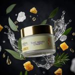 Foot cream with raw camphor, beeswax and coconut oil